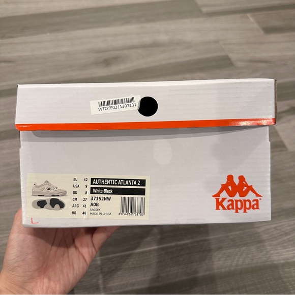 Kappa Authentic Atlanta 2 white sneakers trainers - Picture 16 of 16